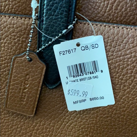 Coach Briefase Men’s Designer Bag - Picture 3 of 3